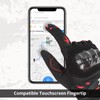 Scoyco Full Finger Touchscreen Motorcycle Riding Gloves Carbon Knuckle Armor