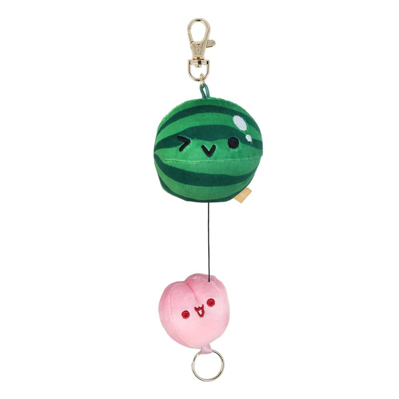 Sunstar Stationery S8347417 Watermelon Game Keychain, Reel Included, Watermelon &