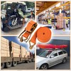 4 Pack-2" x20' Ratchet Straps, Double J Hook Heavy Duty