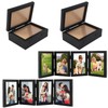 4 Pcs Hinged Photo Frames 4x6 inch, Folding Picture Frame
