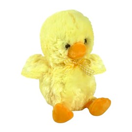 Eurowrap Plush Chick Teddy – Soft 8-Inch Yellow Easter Chick with Fluffy Fur – Adorable Springtime Gift for Easter Baskets & Kids