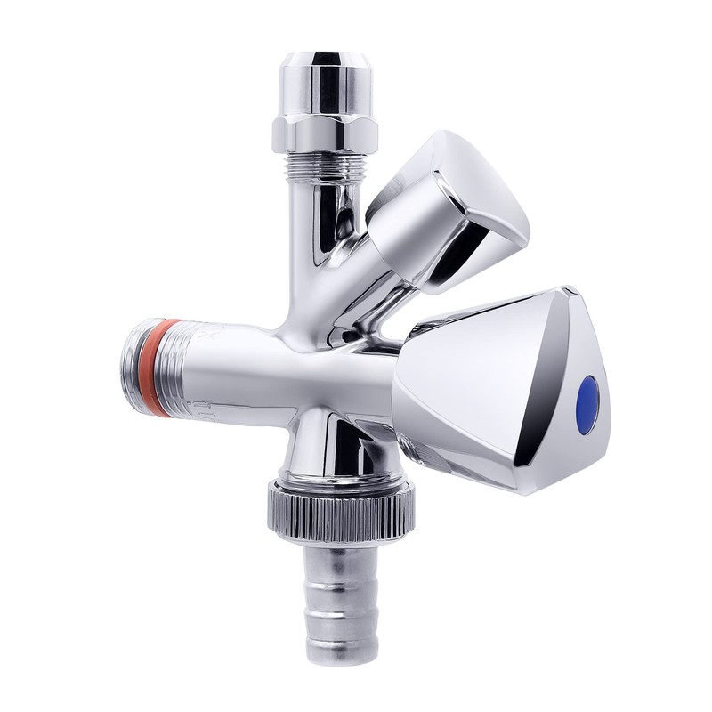 'VARIOSAN HEKO-11114 Combination Angle Valve DN15 1/2 – Chrome Plated