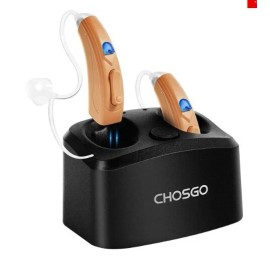 CHOSGO Rechargeable Hearing Aids for Seniors  – Analog OTC Hearing Aid for ClearSound