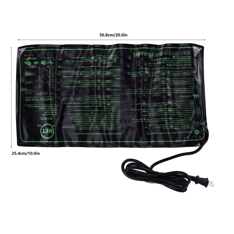 Plant Heating Pad Soft Flexible Waterproof Safe Seedling Heat Mat