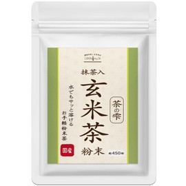 LOHAStyle Brown Rice Tea Powder, Matcha from Shizuoka Prefecture, Roasted Tea Blend, 3.2 oz (90 g) (Approx. 450 Cups), Carefully Selected Formulated by Tea Farmers, Easy Powder, For Busy Mornings