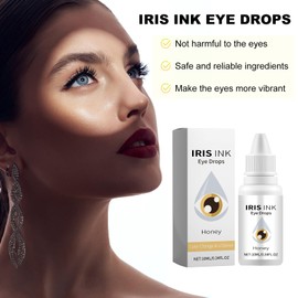 Utapossin Augenfarbwechsel-Tropfen, ausgefallene Tropfen ändern Ihre Augenfarbe,Augenfarbe ändern Tropfen Fancy Drops Augenfarbwechsel-Tropfen Farbverändernde Augentropfen Zum Aufhellen (Honey)