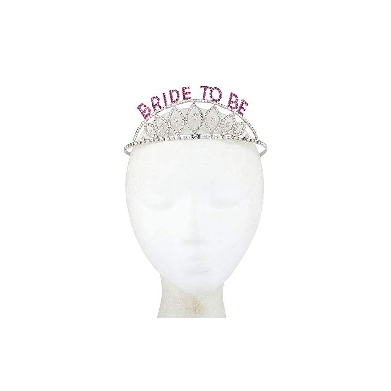 Lux Accessories Wedding Event Luxury Hair Headpiece SilverBride To Be