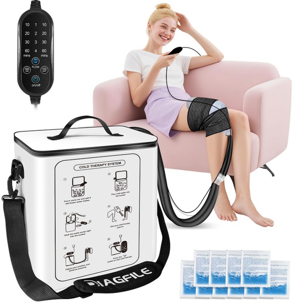 Cold Therapy Machine with Programmable Timer, Portable Ice Therapy Machine
