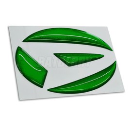 BATBERRY Doming Emblem Daihatsu ver01 Metallic Green Hijet Truck S500P/S510P Emblem Front Metallic Color 1pcs