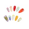 Handmade Fruit Press on Nails Luxury Thick Medium Almond Fake