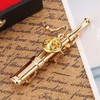 Gold Plating Copper Bassoon Musical Instrument Bassoon Brooch Pin with