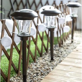 SmartYard Solar LED Large Outdoor Pathway Lights / 8 Pack / Oil Rubbed Bronze