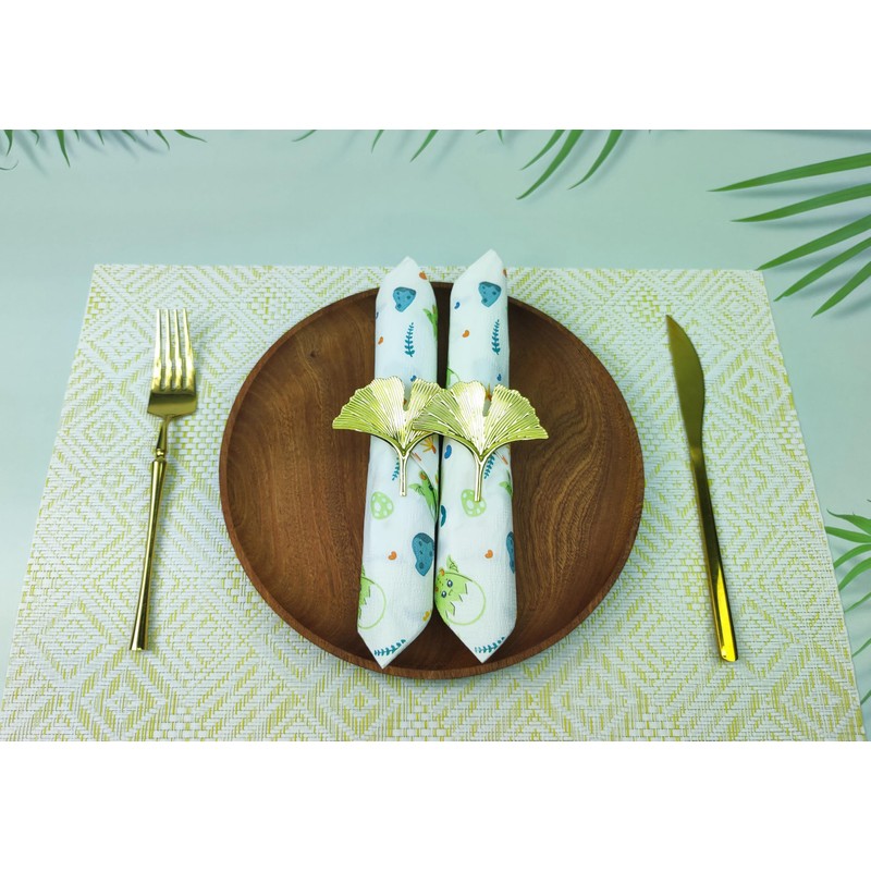 Dinosaur Baby Shower Disposable Paper Napkins, 40Pcs, 6.5in
