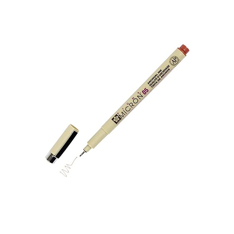 Pigma Micron Pen 05 .45mm Open Stock-Brown