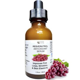 Resveratrol Skin Serum Antioxidant Anti-Aging Factor Improves Fine Lines Wrinkles & Skin Elasticity Cosmetic Grade