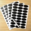 Small Oval Chalkboard Labels Waterproof Stickers for Sugar Jars,Party,Weddings and