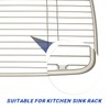 Waziaqoc 20Pcs Sink Rack Feet with 20Pcs Bumpers, Kitchen Sink