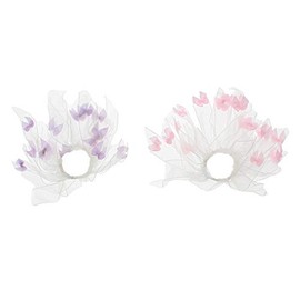 Zac's Alter Ego Set of 2 Pastel Windmill Scrunchies with Bows