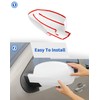 Rear view Mirror Fully Caps Covers Compatible with 2007-2014 Chevy