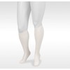 Juzo 4202ad 30-40mmhg Basic Ribbed Closed Toe Compression Socks,White,1 (I)