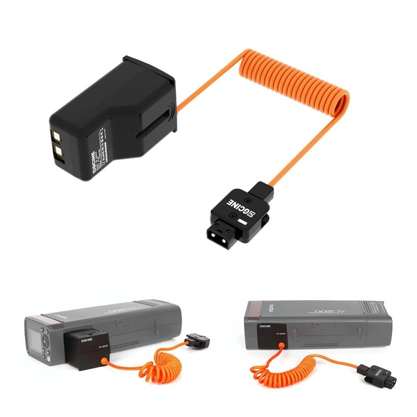 ZGCINE DT-AD200 Dummy Battery for Godox AD200/AD200 Pro/AD300 Pro/AD200 PRO