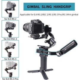 Hersmay For DJI RS 3 Mini Sling Handle Briefcase Handle Grip Adjustable Sling Gimbal Handle for DJI RS 2 / RSC 2 / RS 3 / RS 3 Pro / RS 3 Mini Gimbal Handheld Stabiliser
