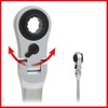4 in 1 GEARplus flexible reversing double ratchet ring spanner,