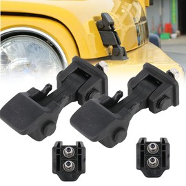 Aintier Locking Hood Latch Catch & Bracket ABS Parts Replacement fit for 1997-2006 for Jeep for TJ,1997-2006 for Jeep for Wrangler