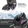 METROLLER Adjustable Inline Skates for Girls Boys with Light up