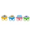 4pcs Pull Back Car Toys Cartoon Q Version Alloy Vehicle