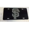 BLVD San Francisco Giants Car Tag Diamond Etched on Black