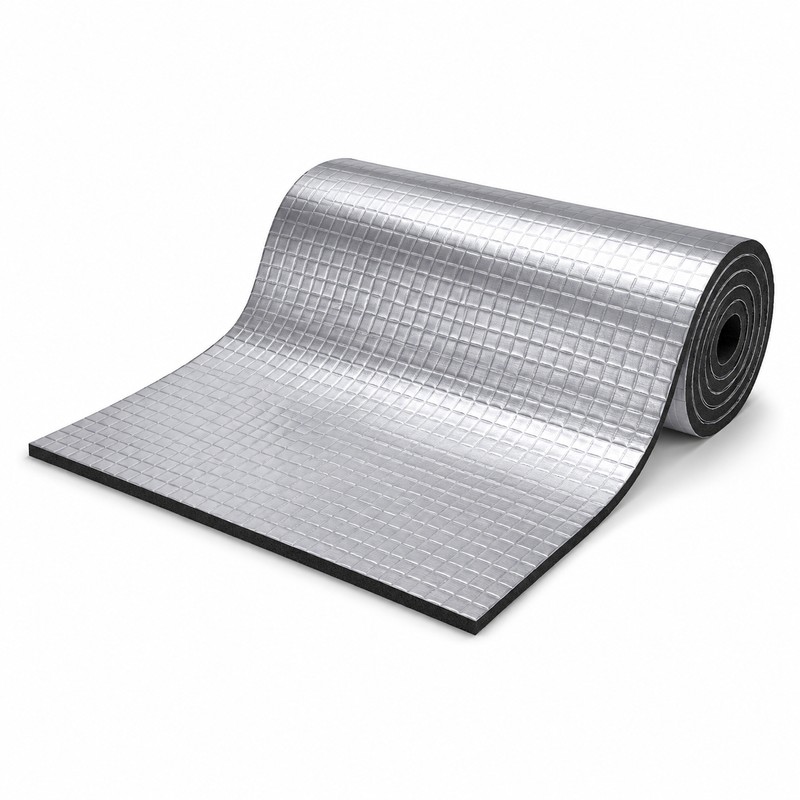 5mm Self-Adhesive Aluminum Foil Car Heat & Sound Insulation Mat,
