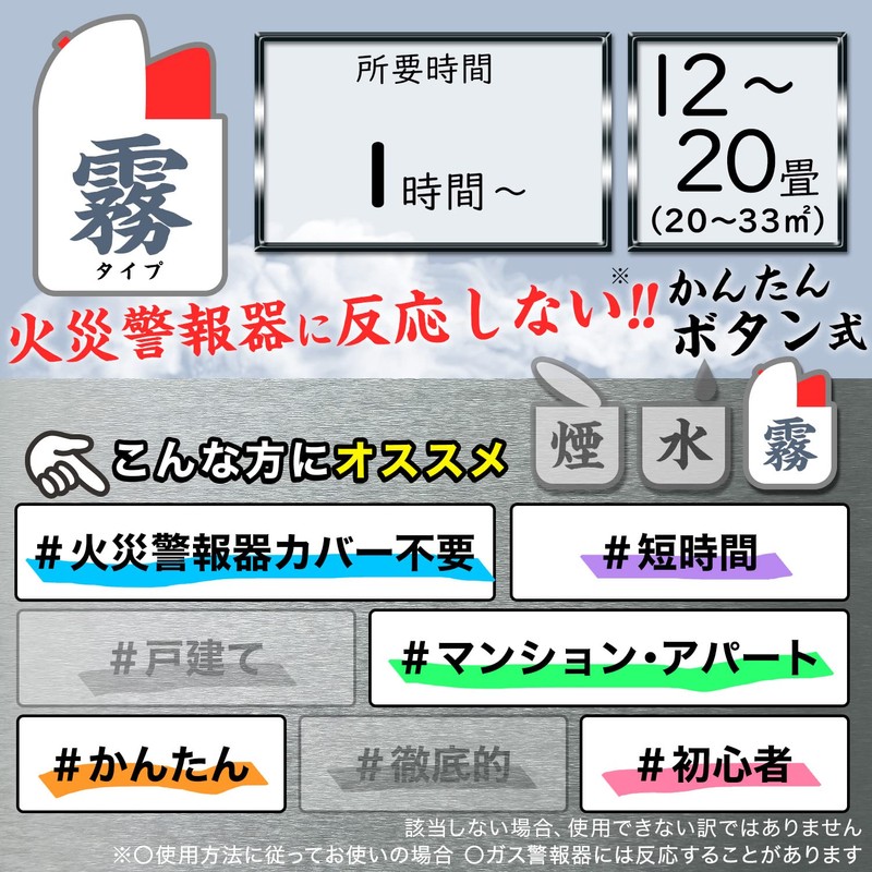 【第2類医薬品】霧のバルサンa 12~20畳用 93g×2個入