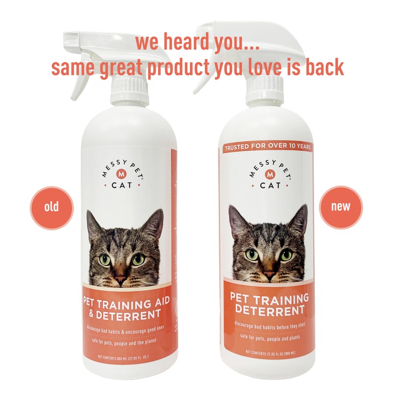 Messy Pet Cat Training Deterrent Spray Helps Stop Unwanted Pet