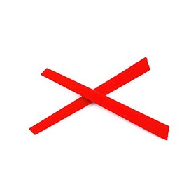 NicelyFit Replacement Temple Ear Socks for Oakley Crosslink Pitch Eye Glass Frame (Red)