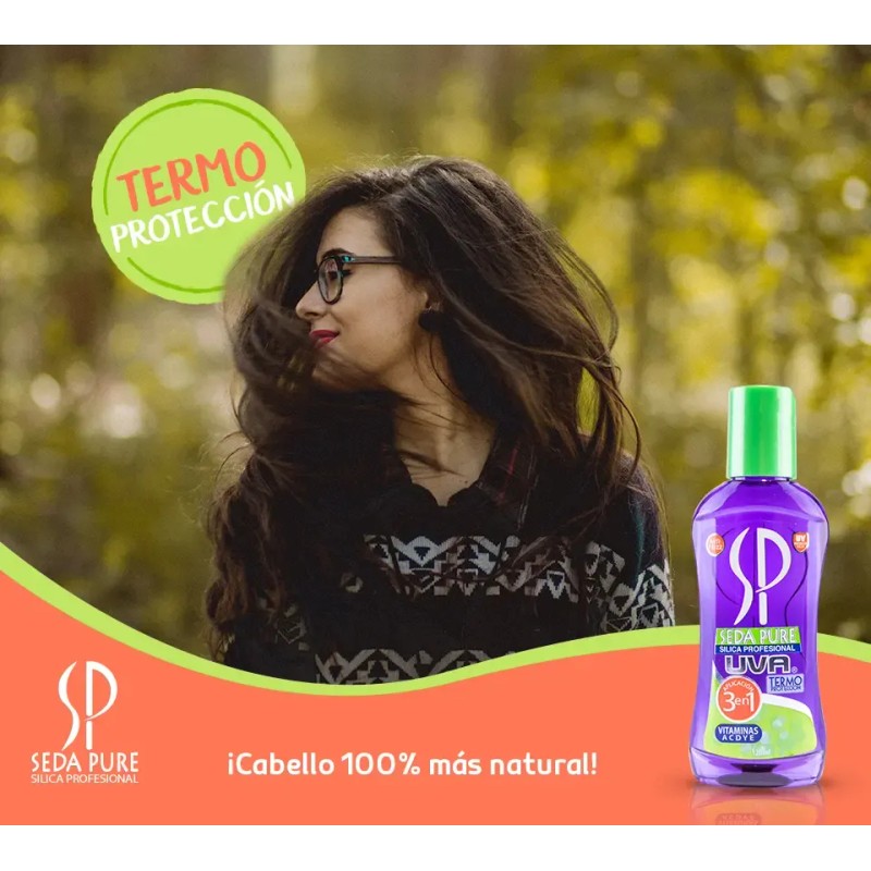 Aceite Capilar Seda Pure Uva 120ml Nutrición e Hidratación Antifrizz