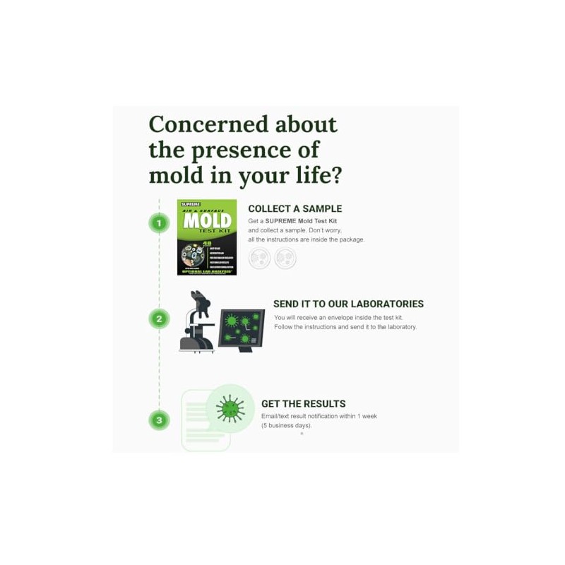 Supreme - DIY Mold Test Kit for Home Air Quality