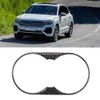Left Hand Driving Carbon Fiber Water Cup Holder Panel Frame