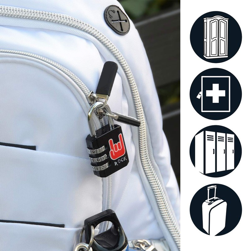 Master Lock 1509EURDROCK Rock Combination Lock 6.2 x 3.2 x