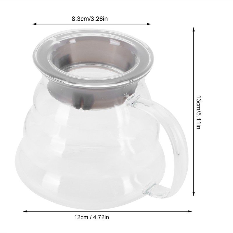 Glass Coffee Server Professional Glass Coffee Carafe Coffee Pot for