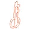 100Pcs Paper Clip Metal Rose Gold Color Urheen Design Paperclip
