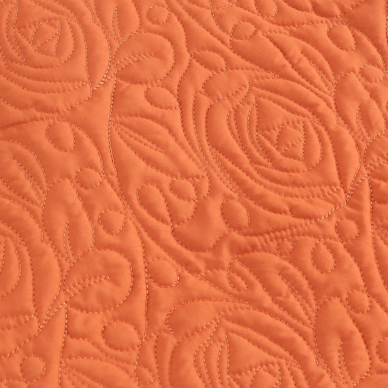 MarCielo 2-Piece Embroidered Pillow Shams, Decorative Microfiber Pillow Covers Set