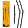AUTOBOO 26"+16" Windshield Wipers with 12" Rear Wiper Blade Sets