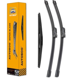 AUTOBOO 26"+16" Windshield Wipers with 12" Rear Wiper Blade Sets Replacement for Subaru Crosstrek Impreza 2018 2019 2020 2021-Original Factory Quality (Pack of 3)