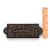 Cast & Timber Co. Bullshit Corner Cast Iron Sign Rustic