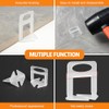 DGSL Tile Leveling System, 2000-Piece 1/16" Tile Spacers Clips Tile