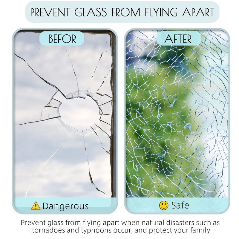 HIDBEA One Way Mirror Window Film, Daytime Privacy Sun Blocking