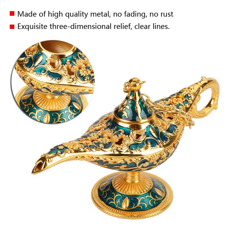 LetCartMaker Miracle Lamp, Elegant 3D Relief Design, Aladdin Lamp, Genie
