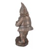 Whimsical Mr Gnome Dancing With Hare Rabbit Fairy Garden Figurine