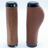 LEXOR Handle Grip, Leatherette Ergo Grip, Brown, Brown
